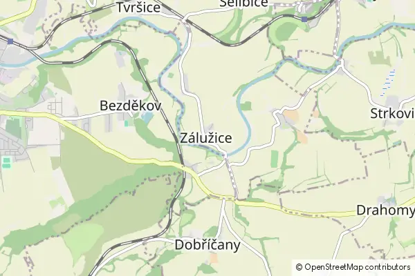 Karte Zálužice