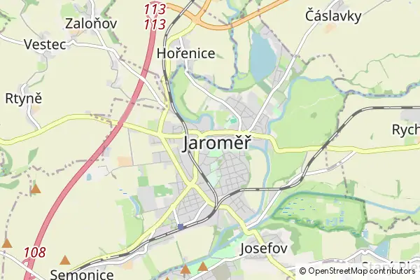 Karte Jaroměř