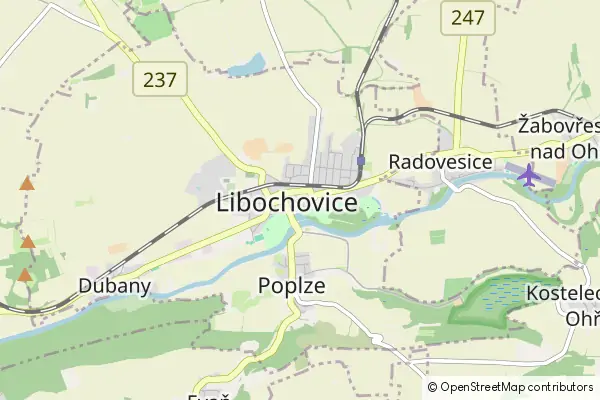 Karte Libochovice