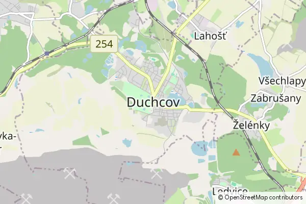 Karte Duchcov