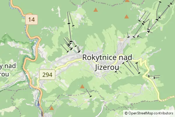 Karte Rokytnice nad Jizerou