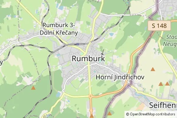 Karte Rumburg