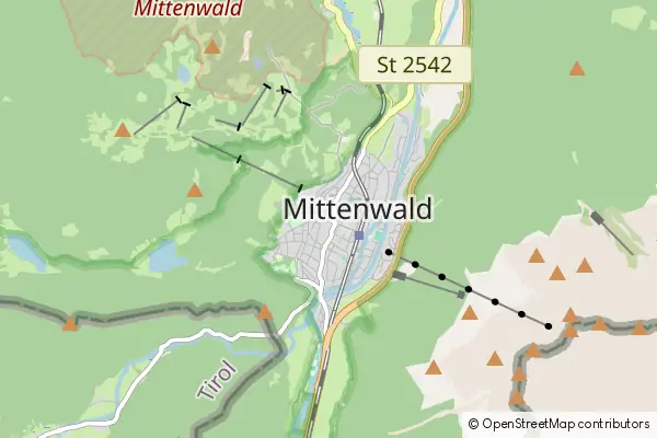 Karte Mittenwald