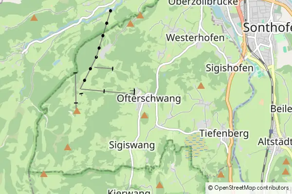 Karte Ofterschwang