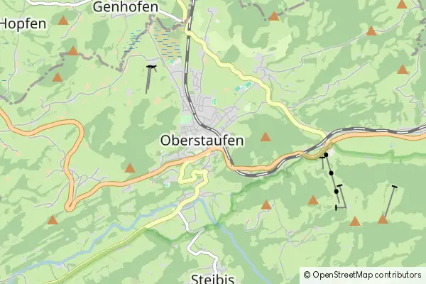 Karte Oberstaufen