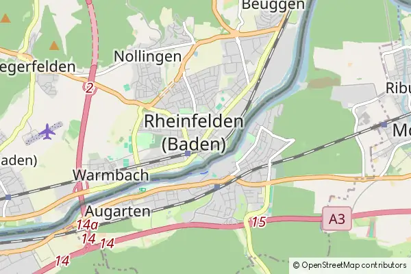 Karte Rheinfelden