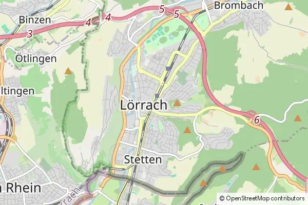 Karte Lörrach