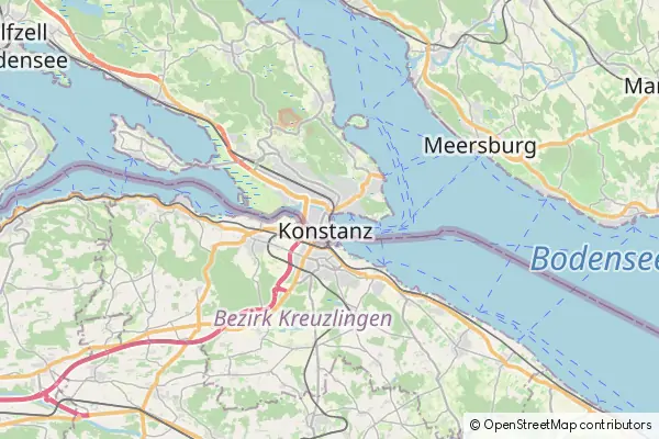 Karte Konstanz