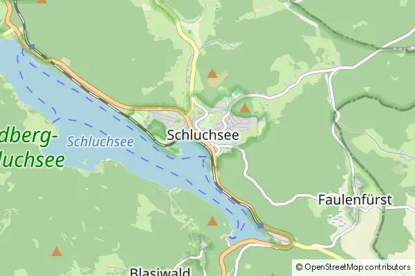 Karte Schluchsee