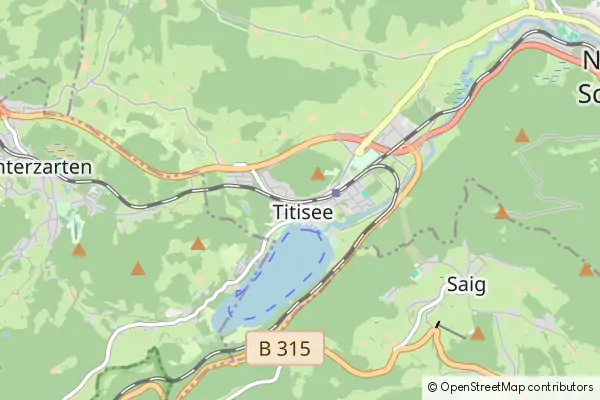 Karte Titisee-Neustadt