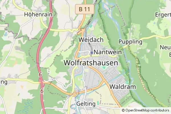 Karte Wolfratshausen