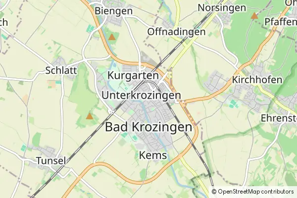 Karte Bad Krozingen