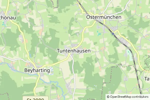 Karte Tuntenhausen