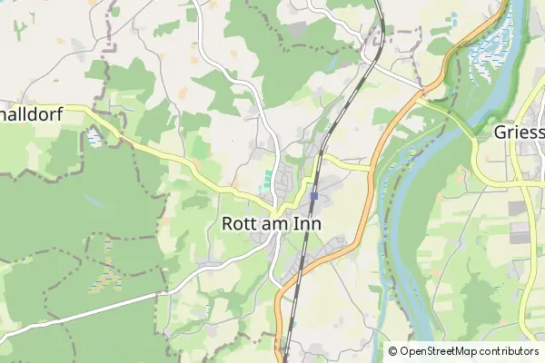 Karte Rott am Inn