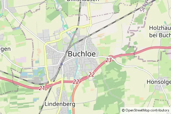 Karte Buchloe