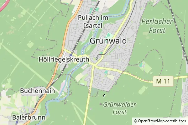 Karte Gruenwald