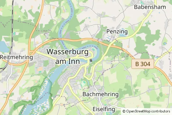 Karte Wasserburg am Inn