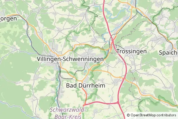 Karte Villingen-Schwenningen