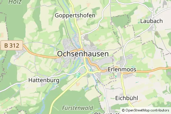 Karte Ochsenhausen