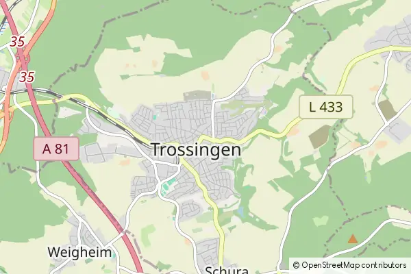 Karte Trossingen