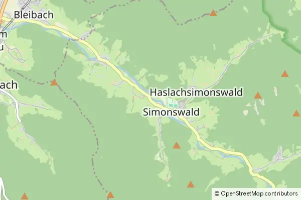 Karte Simonswald