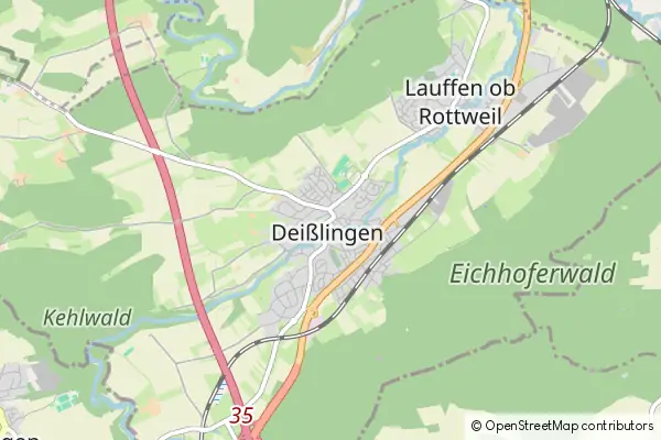 Karte Deißlingen