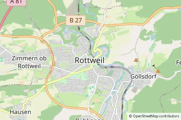 Karte Rottweil