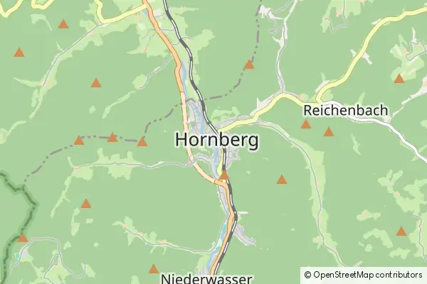 Karte Hornberg