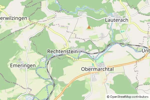 Karte Rechtenstein