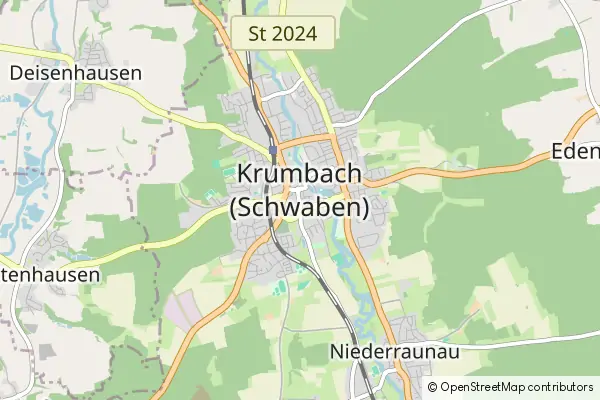 Karte Krumbach