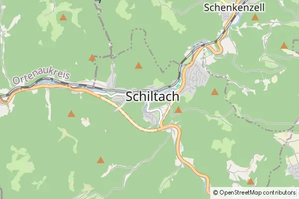 Karte Schiltach