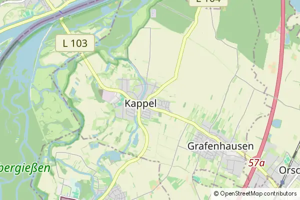 Karte Kappel-Grafenhausen