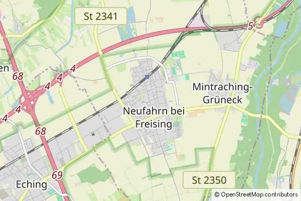 Karte Neufahrn bei Freising