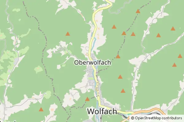 Karte Oberwolfach