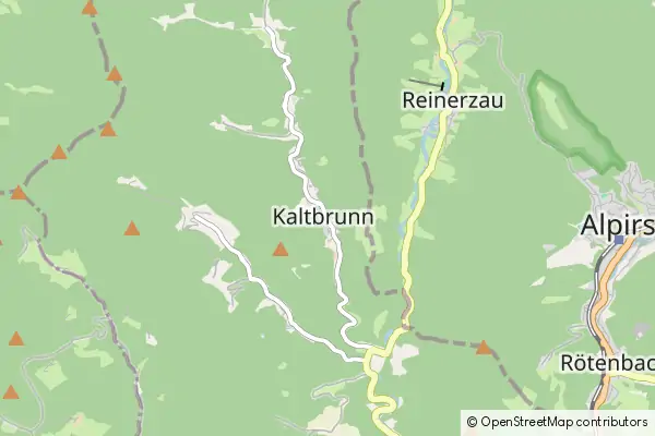 Karte Kaltbrunn