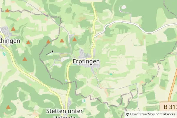 Karte Erpfingen