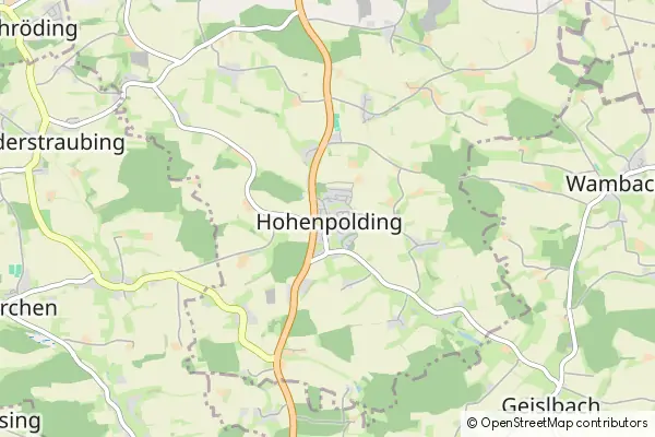 Karte Hohenpolding