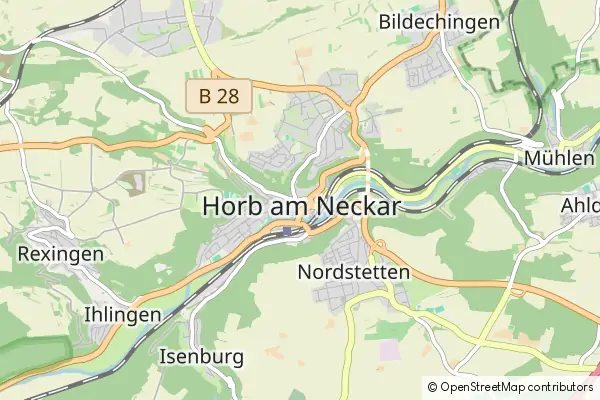 Karte Horb am Neckar