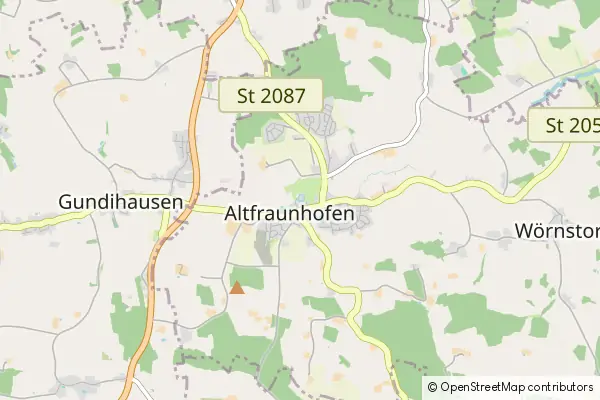 Karte Altfraunhofen