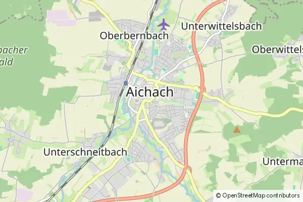 Karte Aichach