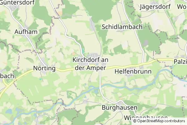 Karte Kirchdorf an der Amper