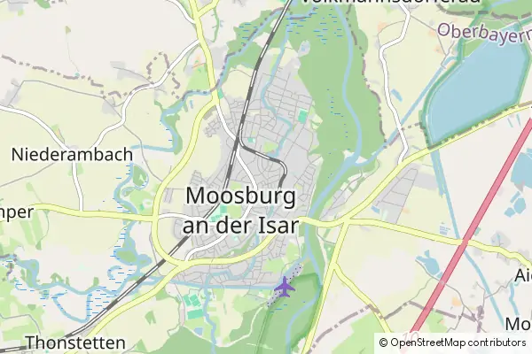 Karte Moosburg