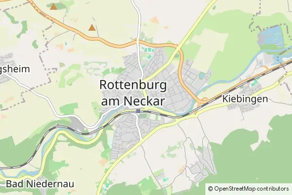 Karte Rottenburg am Neckar