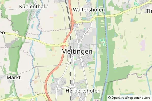 Karte Meitingen