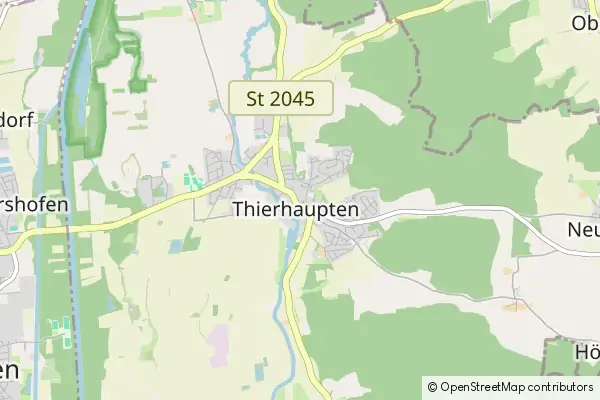 Karte Thierhaupten