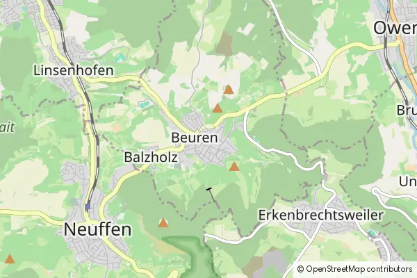 Karte Beuren