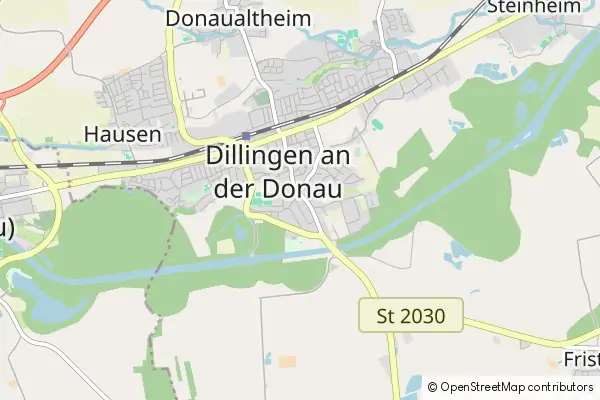 Karte Dillingen