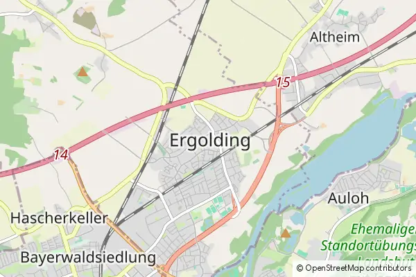 Karte Ergolding