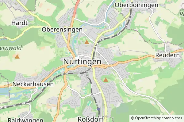 Karte Nuertingen