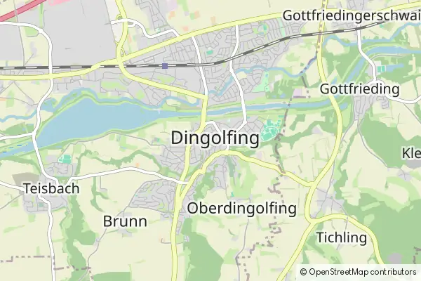 Karte Dingolfing